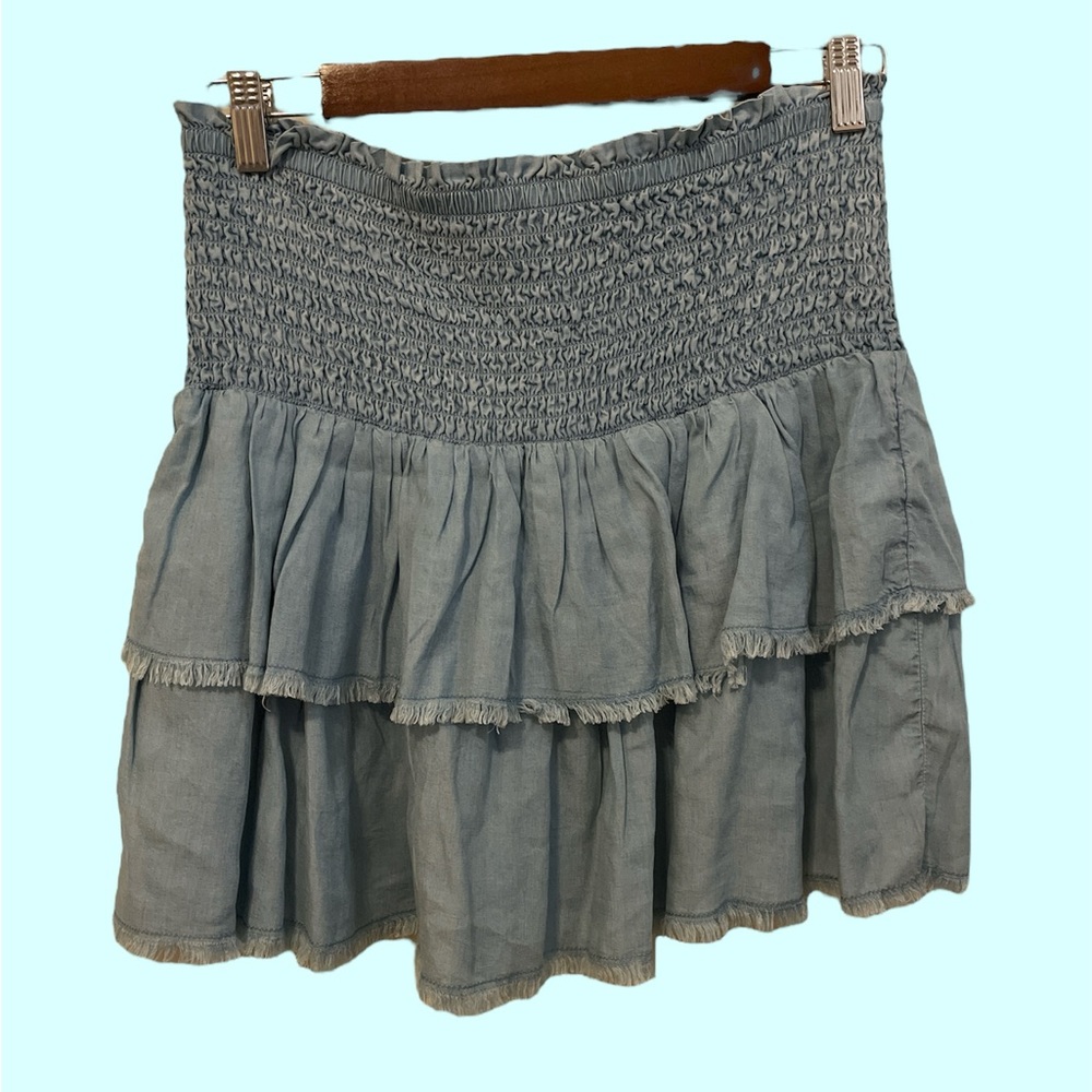 Aerie Women’s Size M Light Blue Short Skirt